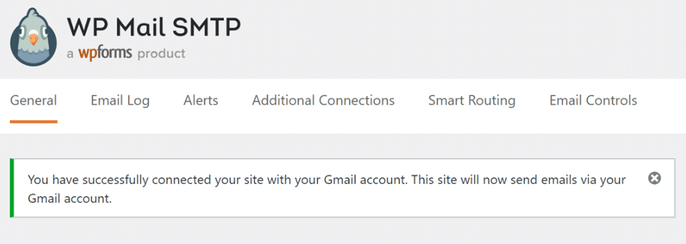 WP Mail SMTP settings